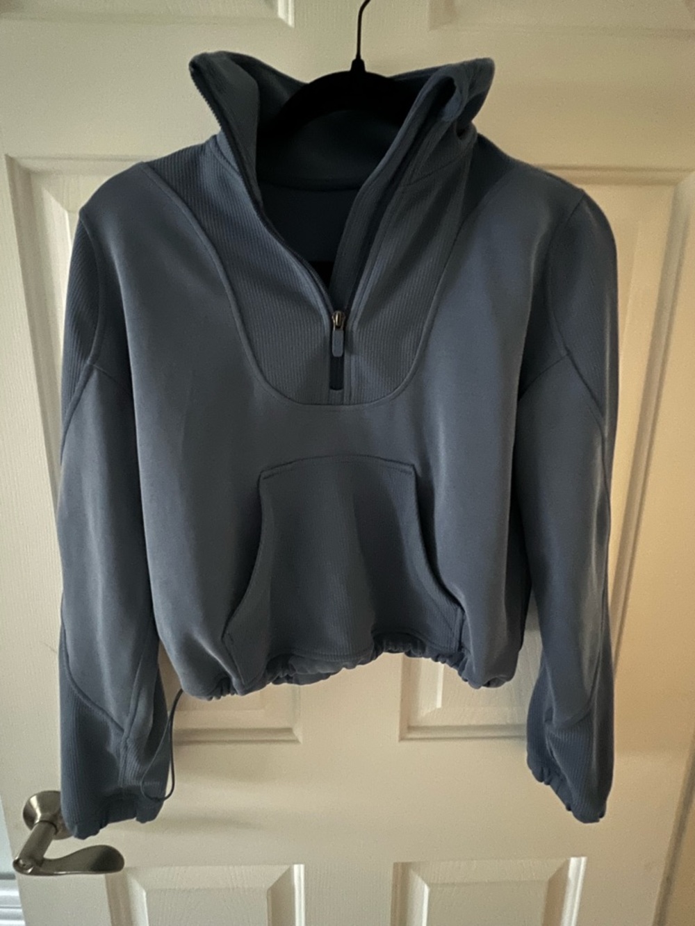 lululemon athletica Slate Blue Quarter-Zip Pullover Hoodie